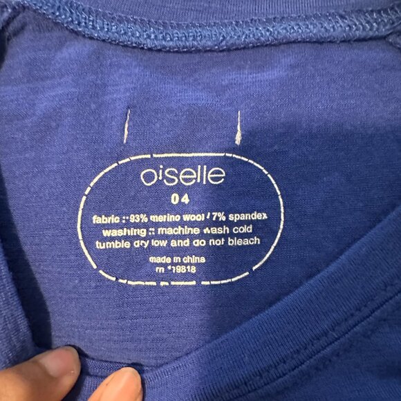 Oiselle Wazzie Wool long sleeve size 4 - Picture 2 of 2
